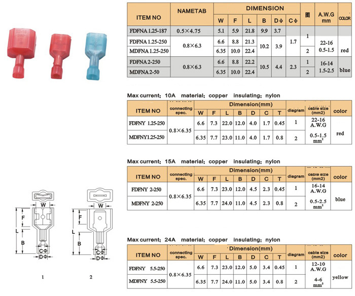 Male and female joint insulation